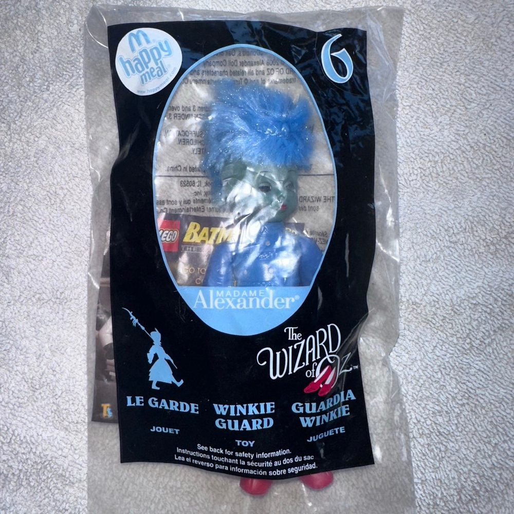 NIP 2008 Alexander Doll Company #6 Wizard Of Oz Winkie Guard McDonald's Meal Toy